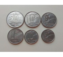 Бразилия 1989-1992. Набор 6 монет. Профессии